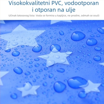 PVC kecelja, prozirna, produžena, vodootporna i otporna na ulja, za preradu hrane