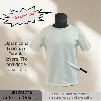 Zaštitno odijelo protiv rezanja, razina 5, polietilen, kratkih rukava