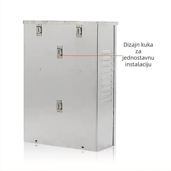 Nerđajući čelična vanjska kutija za distribuciju s nadzorom, vodootporna kutija za opremu