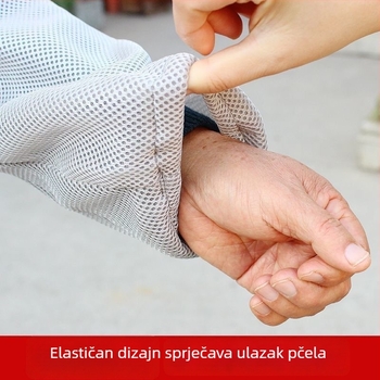 Bee Warrior kombinezon za pčelarstvo, jednodijelni, 3D prozračni mrežasti materijal, zaštita cijelog tijela, težina 490 g