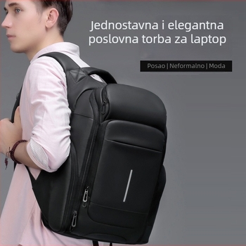 Torba za posao velike kapacitete, PVC, 20–35L, vodootporna, USB sučelje, protiv krađe, za poslovna putovanja