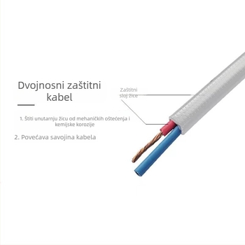 Vodootporna kutija utičnica 220V, razdjelnik 1 na 4 za modem/router