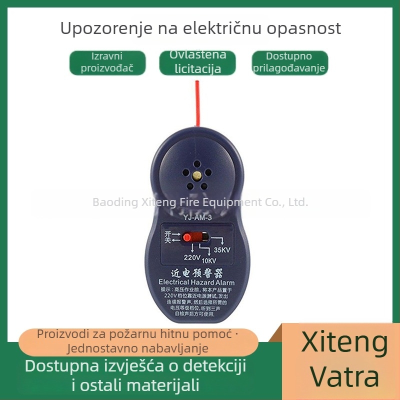 Ručni detektor blizak električne uzbune sa zvučnim i svjetlosnim alarmom za spašavanje od požara — Model Xt-bjq-j, Tip Xt-xf, Marka Xiteng