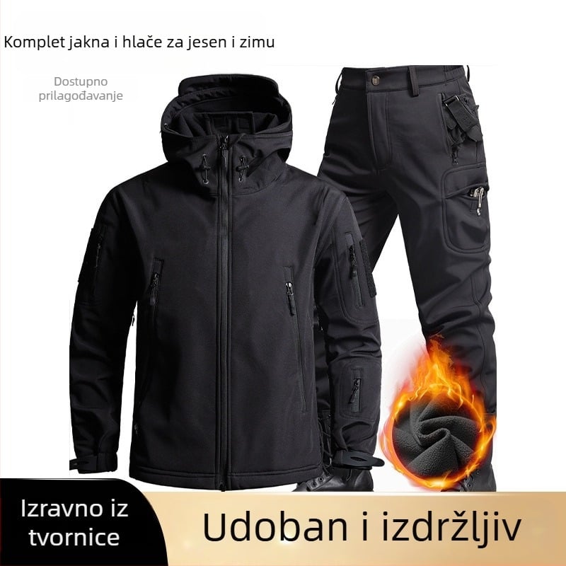 Muška maskirna jakna za jesen-zimu, sintetičko vlakno, zadržava toplinu, otporna na vjetar, otporna na habanje