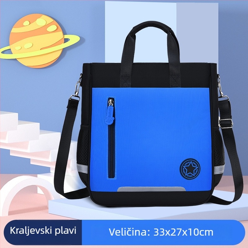 Sesame Baby školska messenger torba za djecu - Oxford tkanina; prozračna; vodootporna; otporna na habanje; kapacitet ispod 20L