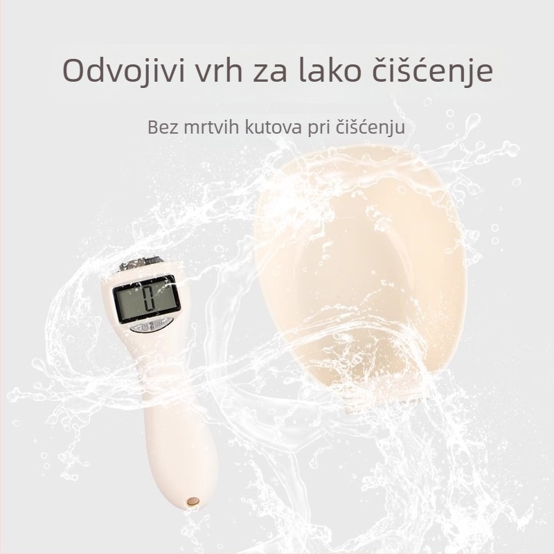 Žličica za hranjenje kućnih ljubimaca sa mjerne skale, ABS materijal, automatsko hranjenje, pakiranje od 2 komada, Snow Mountain Star.