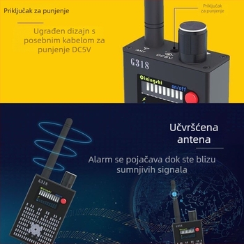 Izdržljiv industrijski GPS tracker s vanjskom antenom, tijelo od aluminijske zlitine, polimer baterija, model G318
