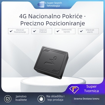 GPS tracker za vozila Q7, točnost GPS 5 m, načini alarma: vibracija, ograda, visoka brzina, trajanje baterije 360, keramična antena
