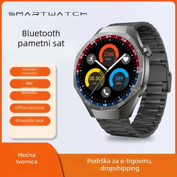 GT5/C15Pro pametni sat s NFC plaćanjima i kontrolom pristupa, mjerenje šećera u krvi, otkucaji srca, zasićenost krvlju kisikom, praćenje sna