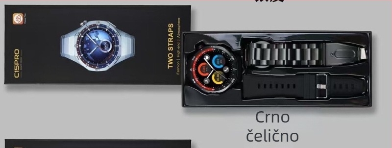 GT5/C15Pro pametni sat s NFC plaćanjima i kontrolom pristupa, mjerenje šećera u krvi, otkucaji srca, zasićenost krvlju kisikom, praćenje sna