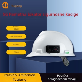 Vanjski lokator sigurnosne kacige, 5G inteligentno praćenje gradilišta, glasovni GPS, bežično