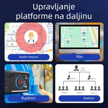 Vanjski lokator sigurnosne kacige, 5G inteligentno praćenje gradilišta, glasovni GPS, bežično