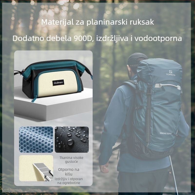 Pernica s velikim otvorom, jedinstven dizajn, velika kapaciteta, za učenike osnovne i srednje škole, minimalistički dizajn