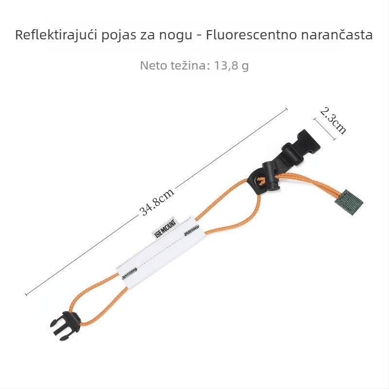 Friendly Reflektirajuće biciklističke trake za noge — Materijal: polipropilenska vlakna; Kategorija: rukavi/leg warmers/vezice; Na skladištu