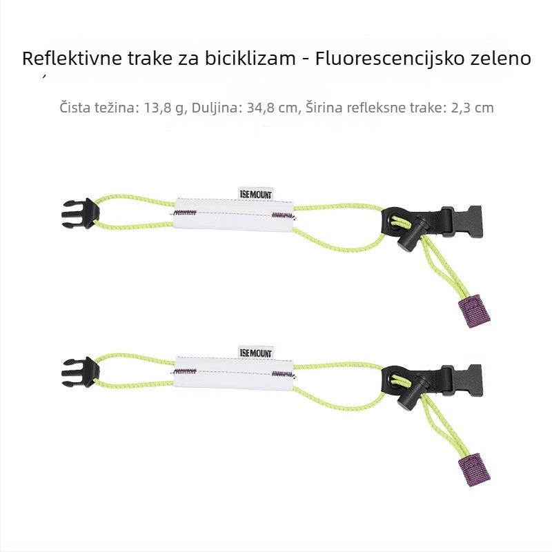 Friendly Reflektirajuće biciklističke trake za noge — Materijal: polipropilenska vlakna; Kategorija: rukavi/leg warmers/vezice; Na skladištu