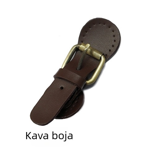 Pribor za torbe od prave kože - ovalna kopča, patchwork dizajn, dvostruka koža, prilagodljivo, proljeće 2024