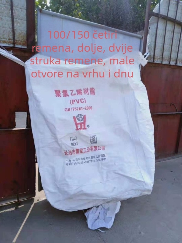 PP tkan ton bag, nosivost 1000 kg, prilagodljiva obrada, za kontejnere, pakiranje gnojiva i kemikalija