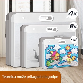 Plastični folder za skice i portfelj za crteže A4, 8K i 4K