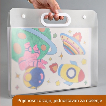 Plastični folder za skice i portfelj za crteže A4, 8K i 4K