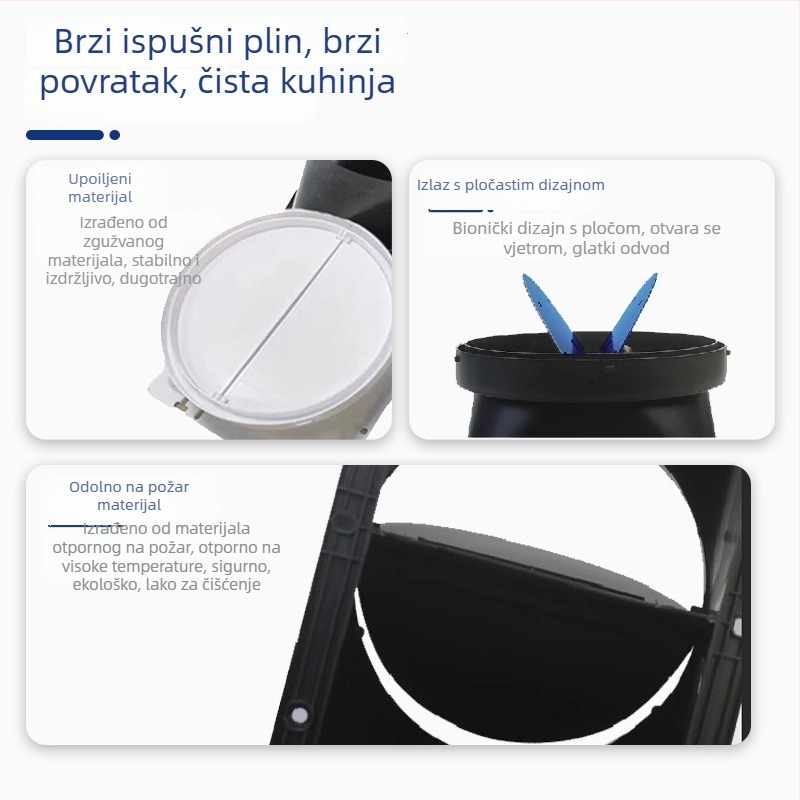 Ventil za provjeru kuhinjskog napa – direktna ugradnja, model: Drugo, vrijeme izlaska na tržište: 2020, neto težina: 1000 g