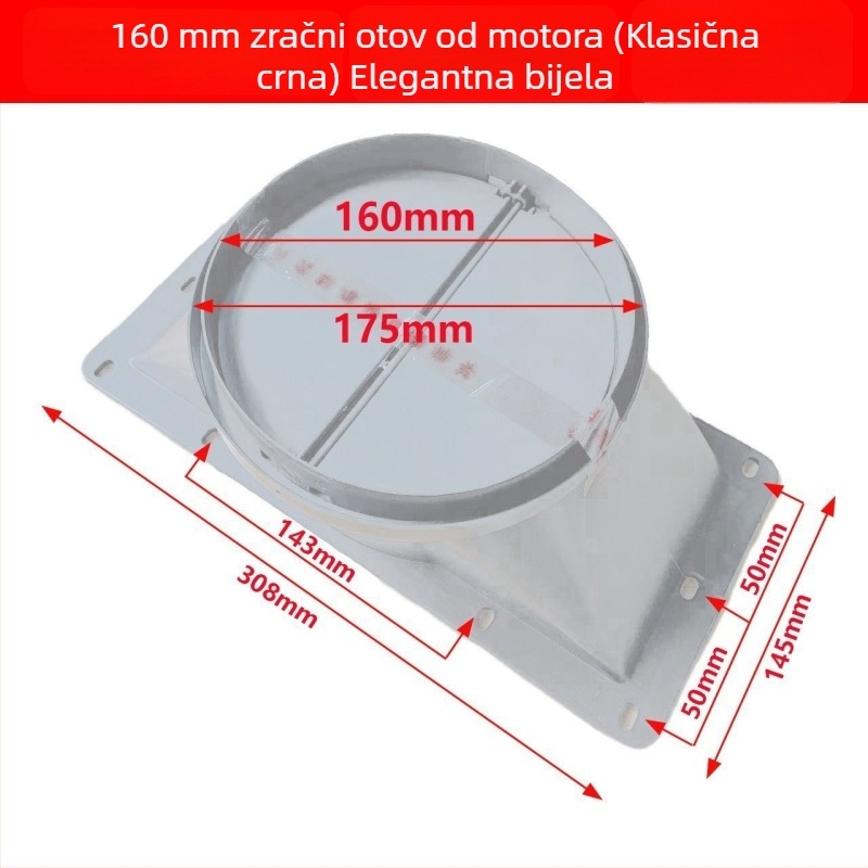 Ventil za provjeru kuhinjskog napa – direktna ugradnja, model: Drugo, vrijeme izlaska na tržište: 2020, neto težina: 1000 g