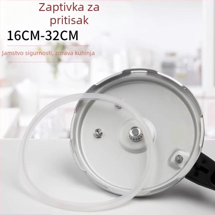 Brtveni prsten za lonac pod tlakom, gumeni dio, aluminijska legura, univerzalni dodatak