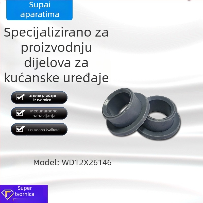 Gornji nosač valjka za perilicu posuđa (Modeli W10195416/W10195417, Materijal: PP, Funkcija: gornja potpora valjka)