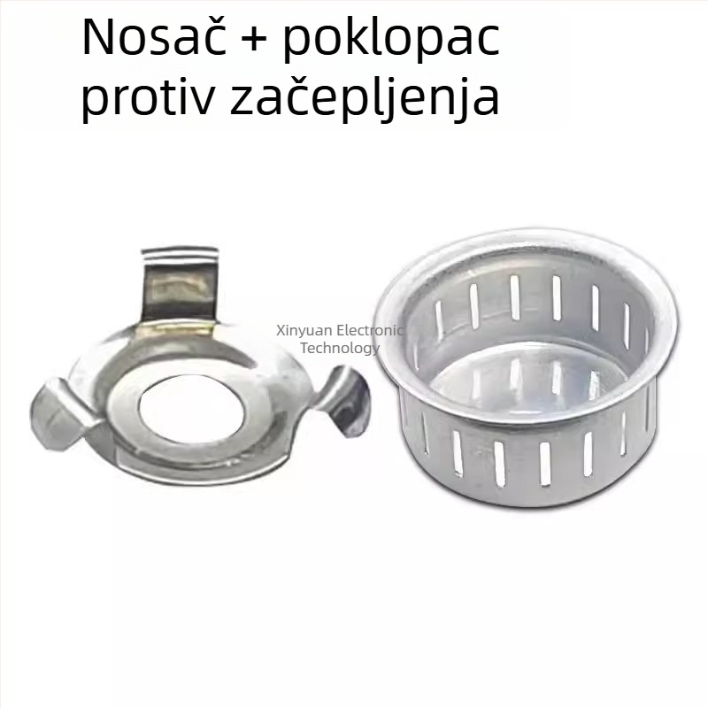 Univerzalni set dodatnih dijelova za lonac pod pritiskom (4 dijela): ventil za ograničenje tlaka, sigurnosni ventil, držač izlazne šipke, mrežasti kapak protiv začepljenja