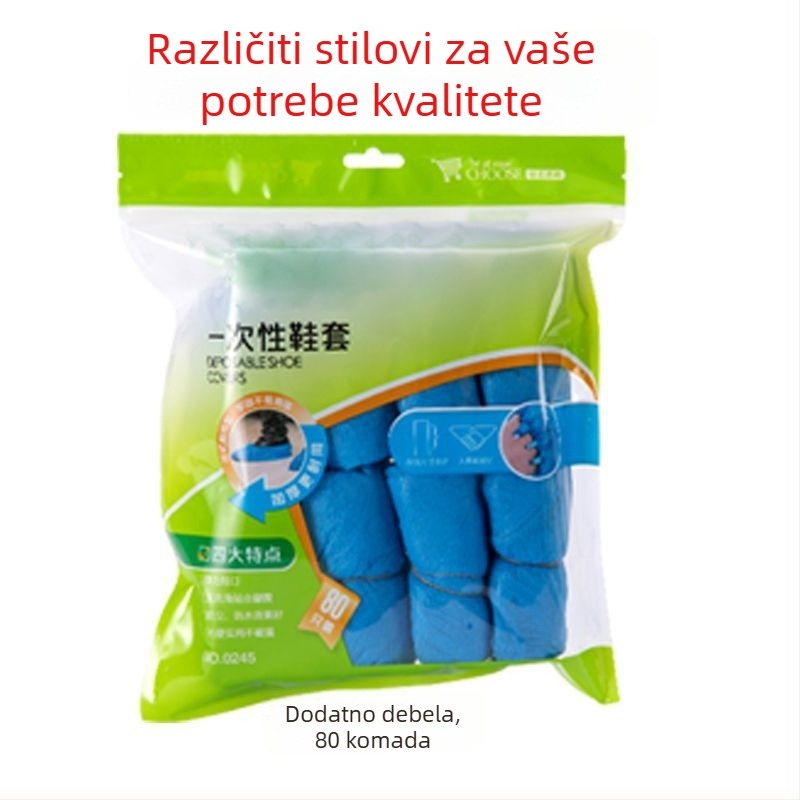 Jednokratna navlaka za cipele, debela, protuklizna, vodootporna, otporna na habanje, za unutarnju upotrebu
