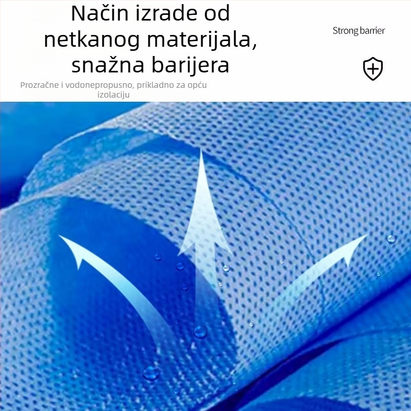 Huihong medicinske zaštitne navlake za cipele, materijal: netkane SMS, težina: 4 g po komadu, namijenjeno medicinskom osoblju u zdravstvenim ustanovama
