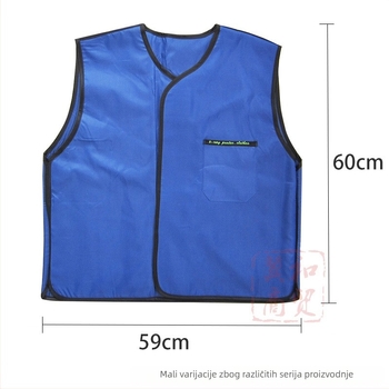 Dvodijelna rendgenska zaštitna vest s olovnim gumastim kompozitom, 3 kg, zaštita radiologije/CT-a, mogućnosti olovnog ekvivalenta: 0.25, 0.35, 0.5, 0.125, 0.175