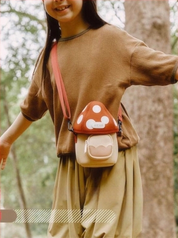 Dječja nosiva crossbody torba za dječake i djevojčice — PU materijal, poliester podstava, uzorak krajolika, dječji i slatki stil, prozračni dizajn