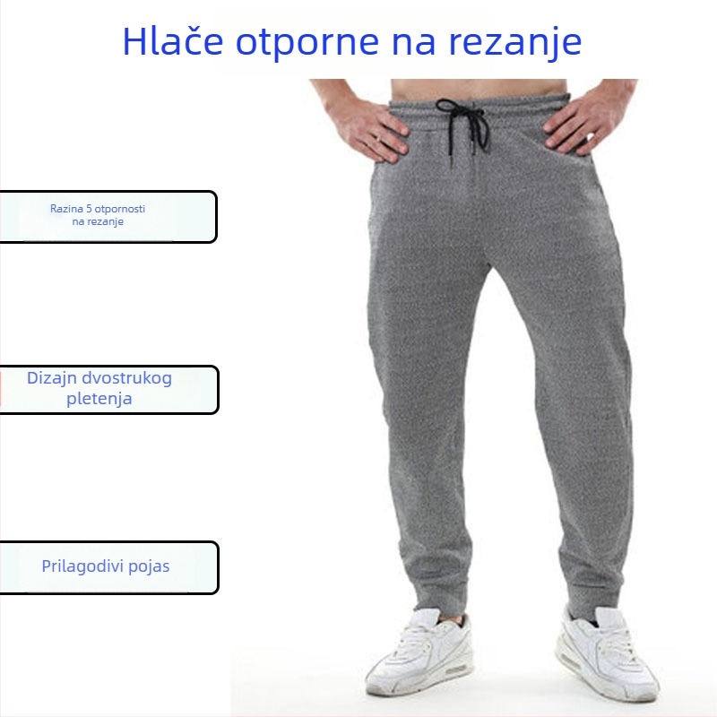 YW Zaštitne hlače otporne na rezanje, otporne na habanje i proboje, PE materijal, Težina 463–592 g, za selidbe, industrije čelika i stakla, penjanje i kampiranje
