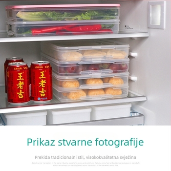 Kutija za knedle sa zatvorenim poklopcem – prehrambeni PP5, marka Xin Chi, jednostavan modern dizajn Base+Lid