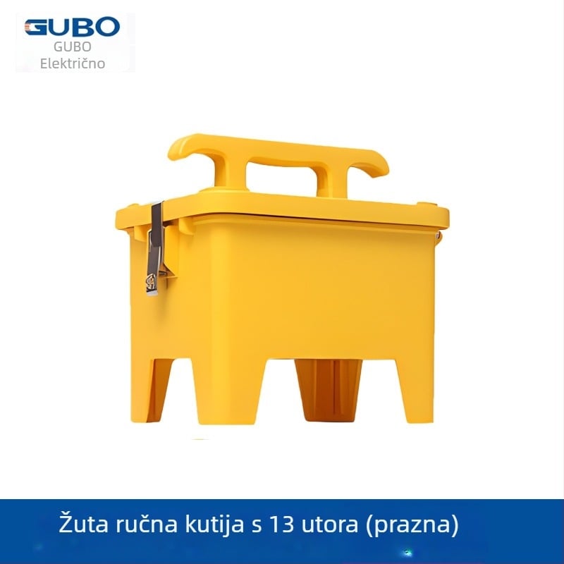 Gubo plastična kutija za alate – dvostruki sloj debeli dizajn, kutija za popravak alata, serija 1