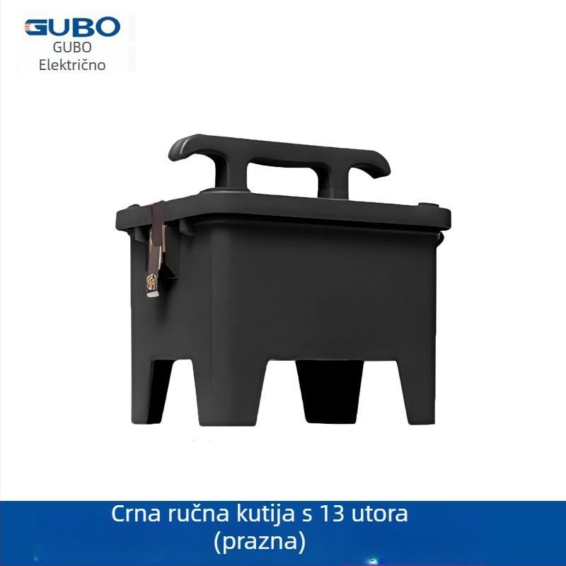 Gubo plastična kutija za alate – dvostruki sloj debeli dizajn, kutija za popravak alata, serija 1