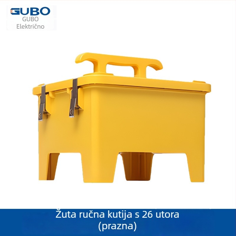 Gubo plastična kutija za alate – dvostruki sloj debeli dizajn, kutija za popravak alata, serija 1