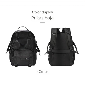 Muški ruksak – funkcionalan za outdoor putovanja, torba za prijenosno računalo, vodootporan i otporan na habanje, kapacitet 20–35 L, za 15-inčni laptop, naramenica s zračnim jastukom