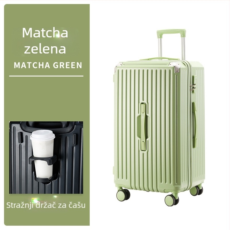 Wells kofer od ABS-a, velika kapaciteta, brava s 28 znamenki, zatvarač, kotači s 360°, težina 3,8 kg