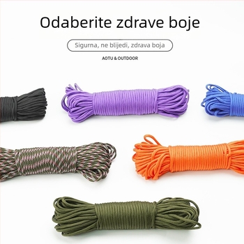 Uže za kišobran, 4 mm, sedmerostruko jezgro, poliester, 31 m u pakiranju