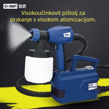 Električni pištolj za sprejanje latex boje i dezinfekciju — kućna dekoracija, uklanjanje formaldehida