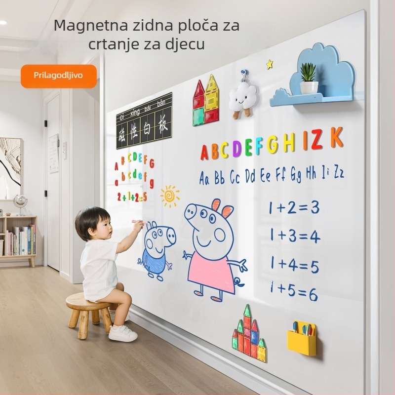 Dječji jednostrani ploča za zid – PET okvir, PET ploča, Little ruishi, Specifikacija 1