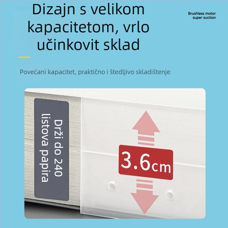 Yaxing PP Knjiga za čuvanje crteža, proziran mat dizajn