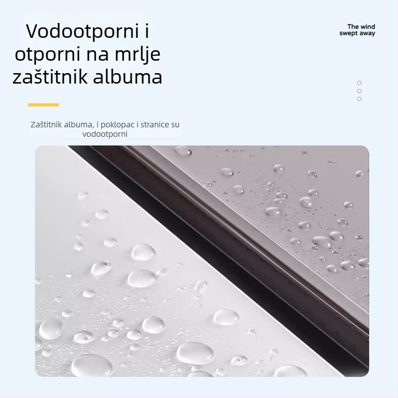 Yaxing PP Knjiga za čuvanje crteža, proziran mat dizajn