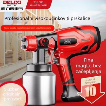 Električni sprej pištolj s visokom atomizacijom — prenosni raspršivač za latex boje, drvene površine i namještaj