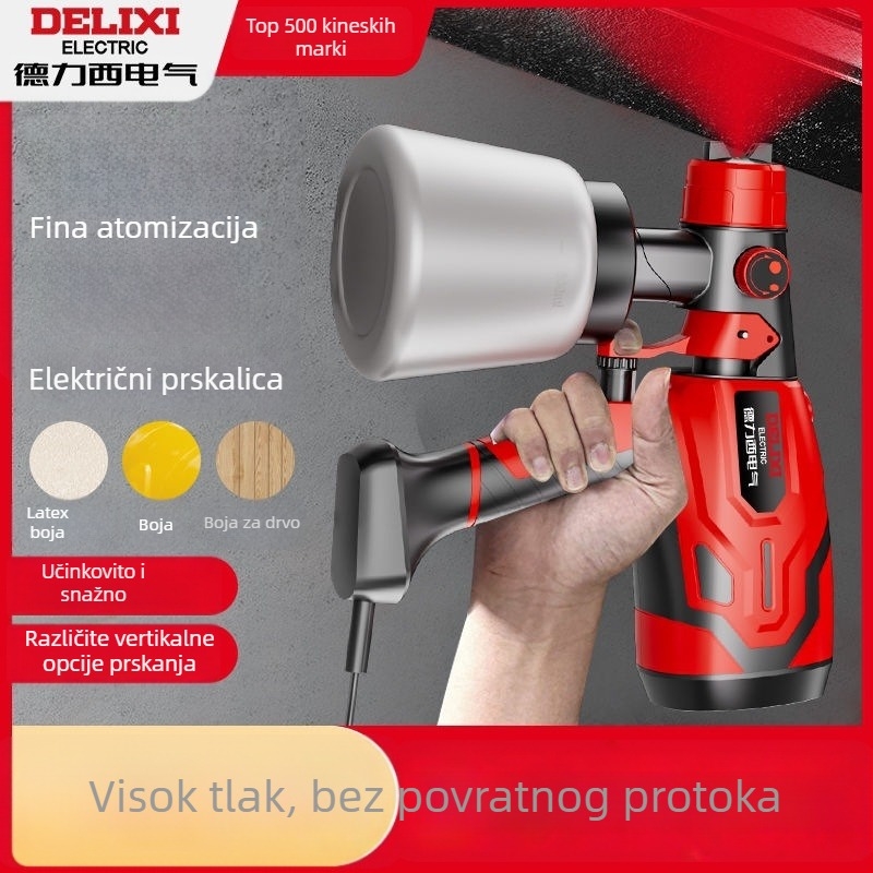 Električni sprej pištolj s visokom atomizacijom — prenosni raspršivač za latex boje, drvene površine i namještaj