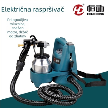 HD-3010 Električni bezzračni sprej pištolj za latex – maksimalni tlak 240, snaga 800 W, težina 3 kg, marka Fong Coleman