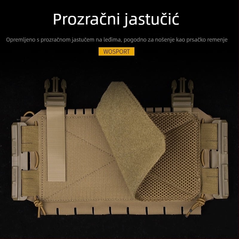 Wosport Arc V3 višenamjenska torba s MOLLE sustavom, matni najlon, unisex, prošireni kapacitet