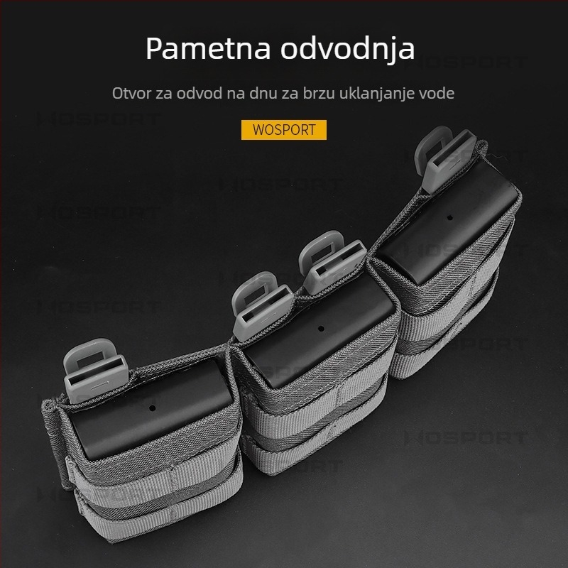 Sportska torbica za pojas — mat najlonska tkanina; otporna na habanje; proširiva kapacitet; unisex; za vanjske aktivnosti