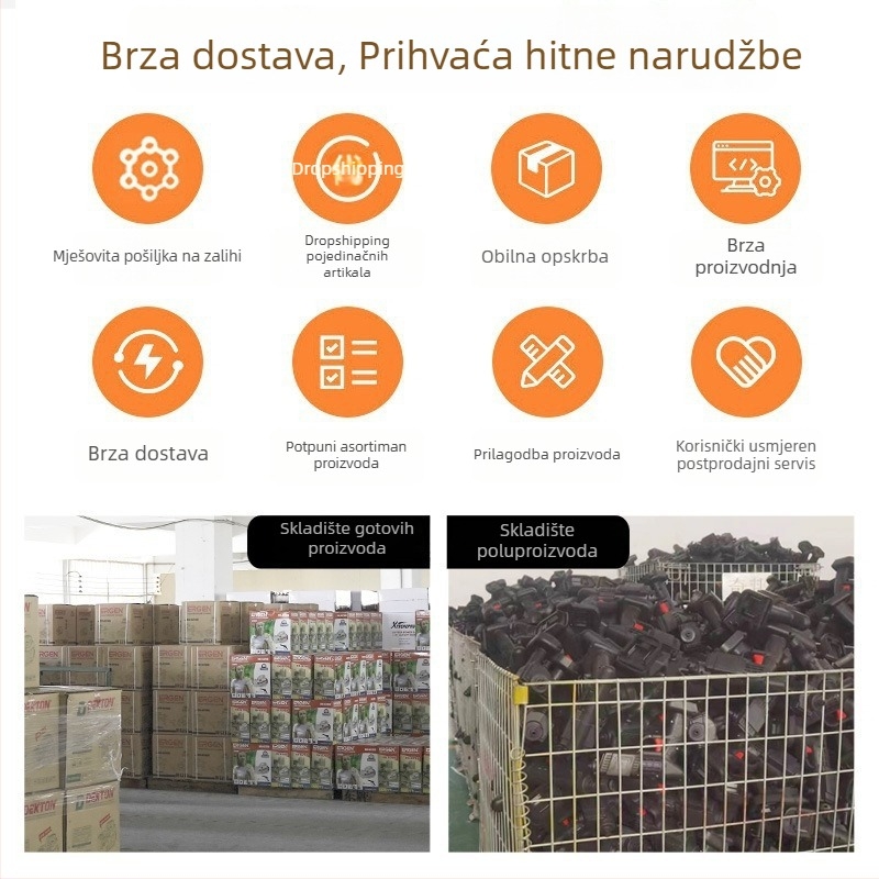 Prijenosni visokotlačni pištolj za pranje autom s litijskom baterijom, za vanjsku upotrebu